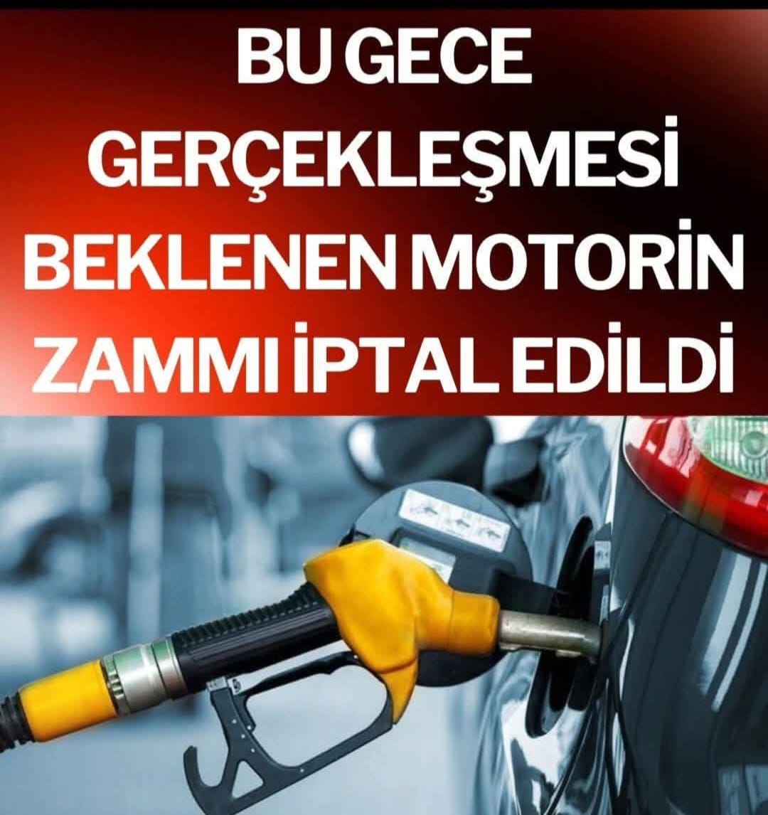 Motorine Zam İptal Edildi, Kuyruklar Dağıldı