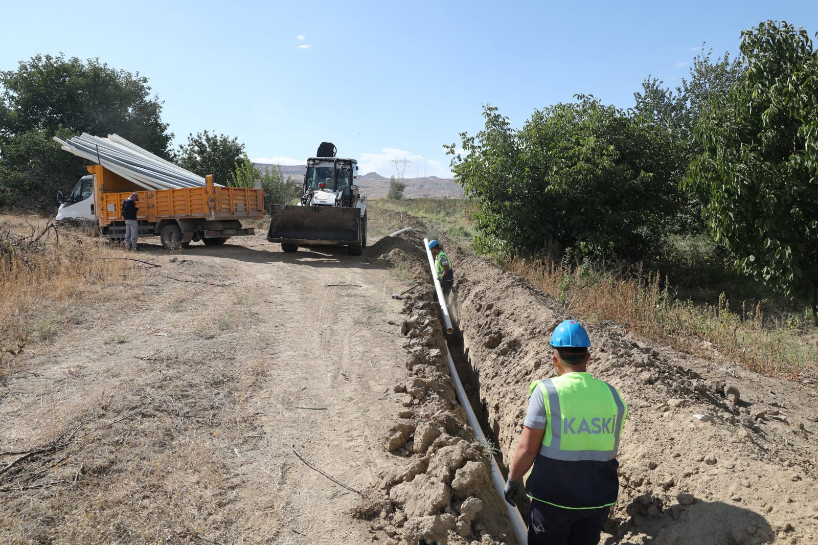 KASKİ’DEN YEŞİLHİSAR’A 6,6 MİLYON TL’LİK YENİ İÇME SUYU YATIRIMI