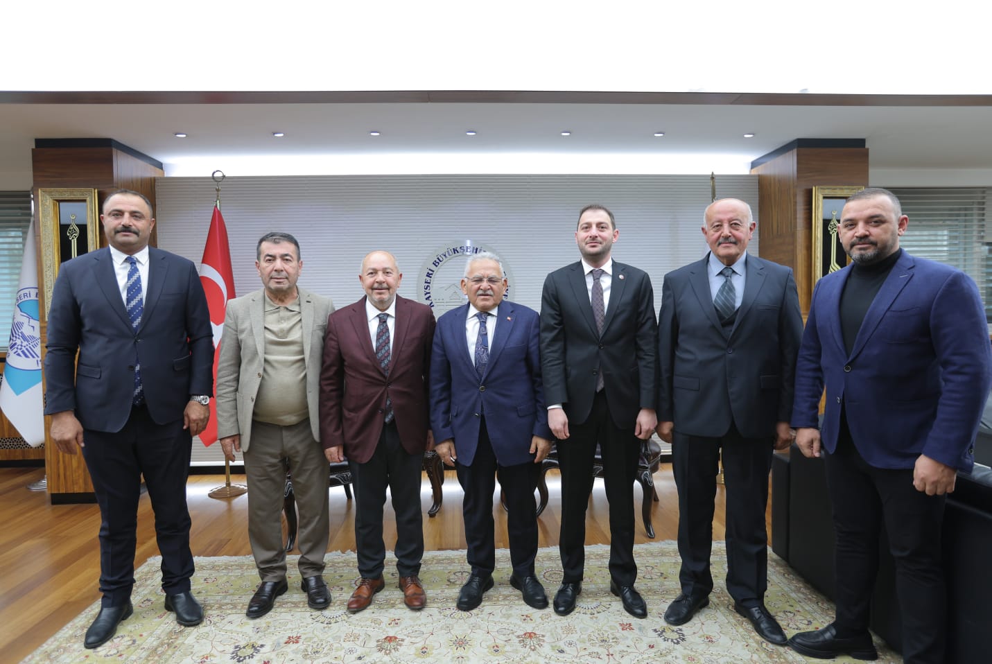 BAŞKAN BÜYÜKKILIÇ’A MHP KAYSERİ HEYETİNDEN ZİYARET