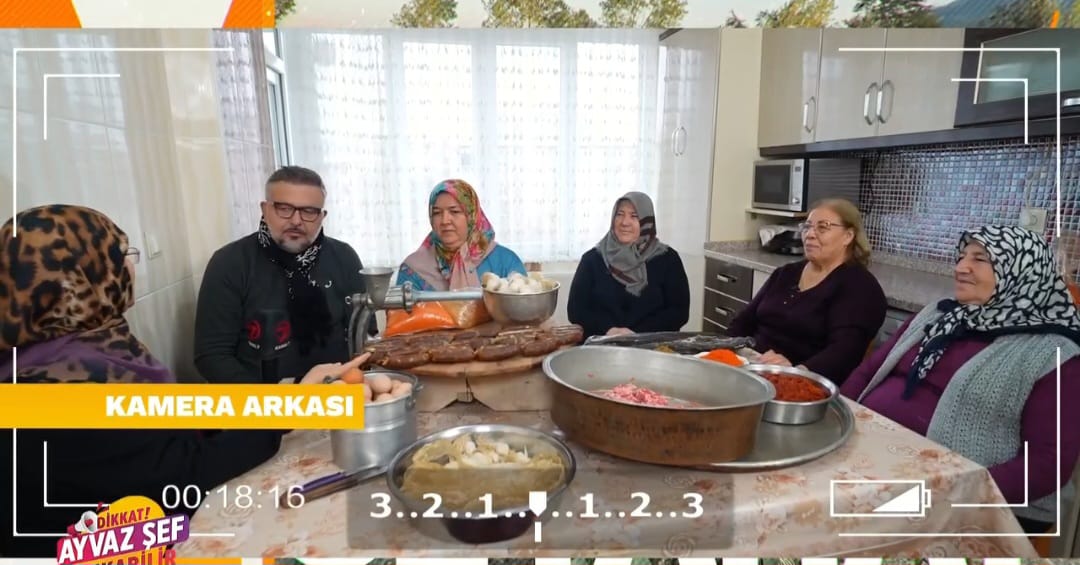 KANAL 7 DE DEVELİ YEREL PASTIRMASI VE YERLİ SUCUK YAPIMI
