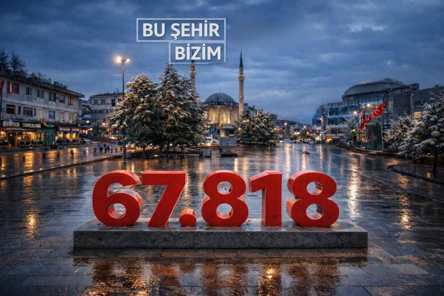 67.818 Kalp Bu Şehirde Atıyor. ❤️