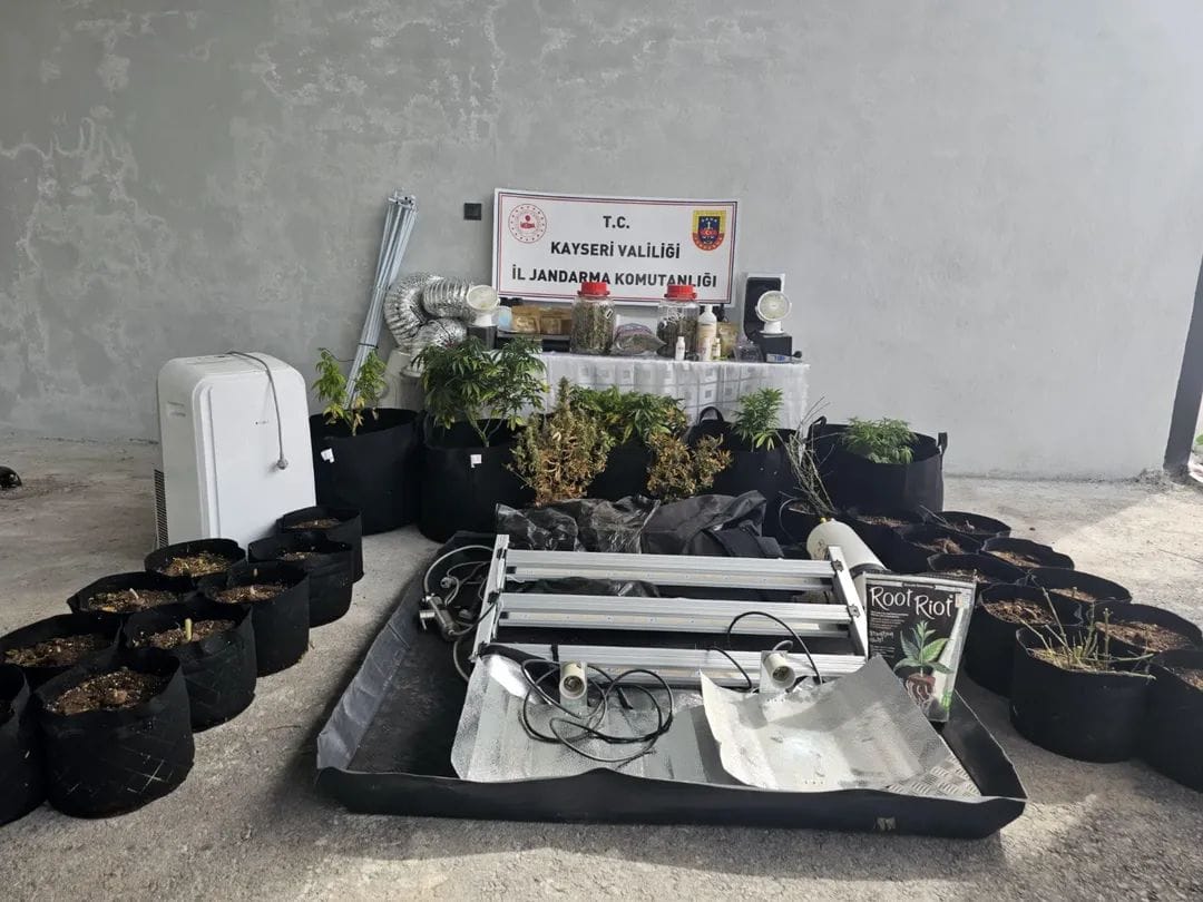 Kayseri’de uyuşturucu operasyonu: 1 gözaltı